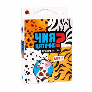 Настольная Игра Strateg Чье пятнышко?, развлекательная, познавательная, карточная игра, на украинском языке, от 4 лет (30231)