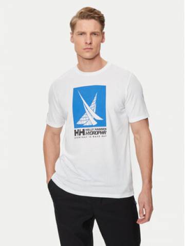 Helly Hansen Футболка Hp Race Graphic T-Shirt 34419 Білий Regular Fit Helly Hansen Футболка Hp Race Graphic T-Shirt 34419 Білий Regular Fit