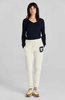 Женские белые спортивные брюки REG G SWEATPANTS Белый L Gant 4200817