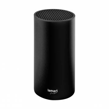 Подставка для ножей Lamart Noir пластиковая, черная (LT2081)