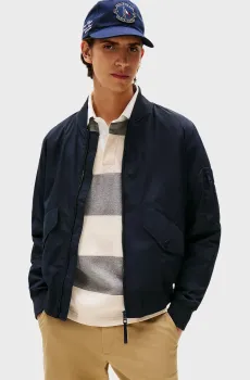 Мужской темно-синий бомбер PACKABLE Синий 3XL Tommy Hilfiger MW0MW39629