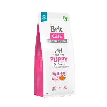 Сухой корм для щенков Brit Care Puppy беззерновой, с лососем, 12 кг Сухой корм для щенков Brit Care Puppy беззерновой, с лососем, 12 кг