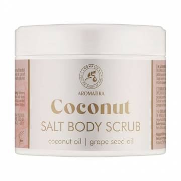 Солевой скраб для тела Aromatika Salt Body Scrub Кокос, 500 г Солевой скраб для тела Aromatika Salt Body Scrub Кокос, 500 г