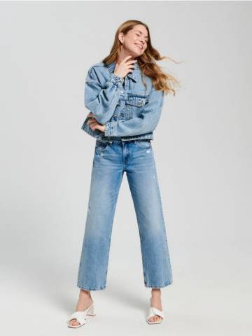 Джинси straight low waist - синій Джинси straight low waist - синій