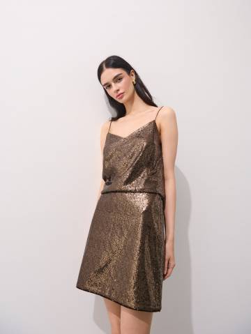 Mohito - LADIES` TOP - темно-коричневий - 32 Mohito - LADIES` TOP - темно-коричневий - 32