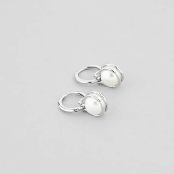 Серебряные серьги Minimal 520906б Серебряные серьги Minimal 520906б