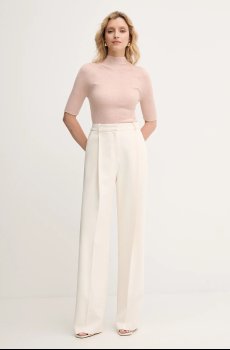 Шерстяная футболка BOSS Faleri