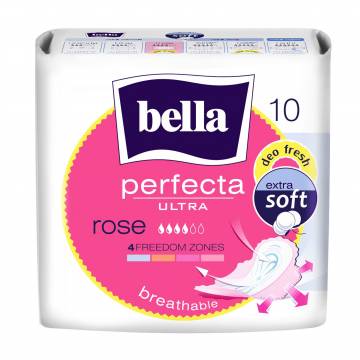 Прокладки для критических дней Bella Perfecta Ultra Rose Deo Fresh, 10 шт Прокладки для критических дней Bella Perfecta Ultra Rose Deo Fresh, 10 шт