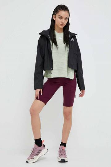 Куртка outdoor The North Face Cropped Quest цвет чёрный переходная oversize Куртка outdoor The North Face Cropped Quest цвет чёрный переходная oversize