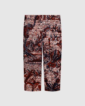 Бриджи в принт Toile de Jouy Tropicalia Бриджи в принт Toile de Jouy Tropicalia