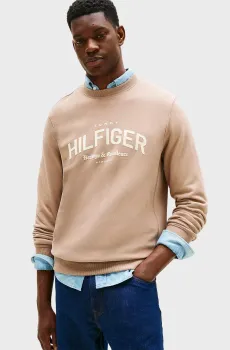 Мужской бежевый свитшот ARCH CREW Бежевый XXL Tommy Hilfiger MW0MW40067