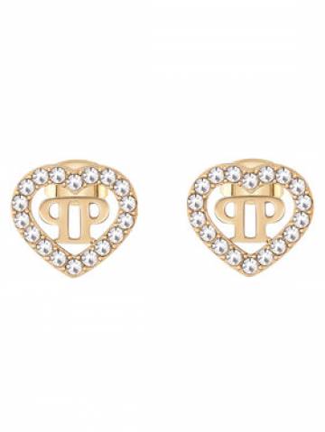 PHILIPP PLEIN Сережки Plein Rocked Heart PJZEA02EU Золотий PHILIPP PLEIN Сережки Plein Rocked Heart PJZEA02EU Золотий