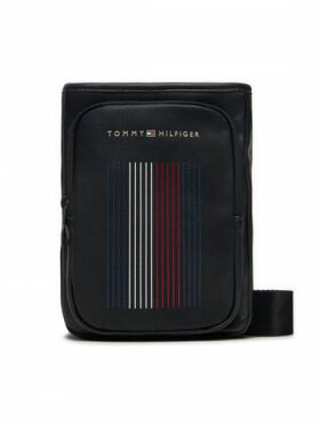 Tommy Hilfiger Плоска сумка Foundation Mini Crossover AM0AM12456 Чорний Tommy Hilfiger Плоска сумка Foundation Mini Crossover AM0AM12456 Чорний
