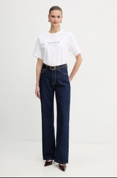 Хлопковая футболка Victoria Beckham