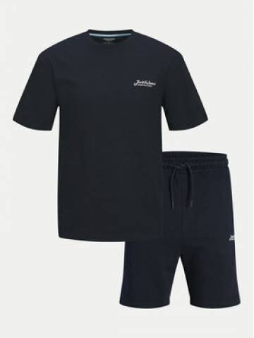 Jack&Jones Набір футболка і спортивні шорти Beau 12277466 Cиній Relaxed Fit Jack&Jones Набір футболка і спортивні шорти Beau 12277466 Cиній Relaxed Fit