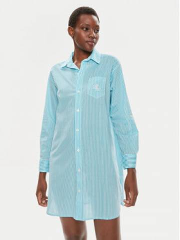 Lauren Ralph Lauren Нічна сорочка ILN32327 Голубий Regular Fit Lauren Ralph Lauren Нічна сорочка ILN32327 Голубий Regular Fit
