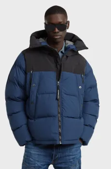 Мужская синяя куртка Expedition puffer Синий L G-Star RAW D23645,D712