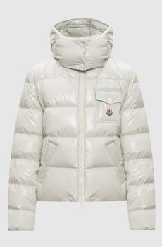 Зеленая пуховая куртка Andro