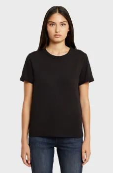 Женская черная футболка Embro g-script Черный S G-Star RAW D26069,D975