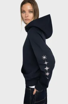 Женское темно-синее худи Georgys Синий S ZADIG&VOLTAIRE JWSS01690_ENCRE