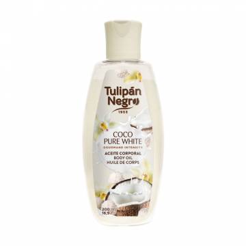 Масло для тела Tulipan Negro Body Oil Нежный кокос, 200 мл Масло для тела Tulipan Negro Body Oil Нежный кокос, 200 мл