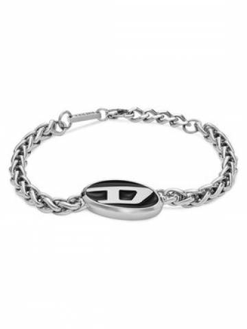 Diesel Браслет Steel Font DX1469040 Срібний Diesel Браслет Steel Font DX1469040 Срібний