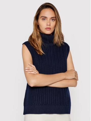 Victoria Victoria Beckham Гольф Summer 2321KJU002823A Cиній Regular Fit Victoria Victoria Beckham Гольф Summer 2321KJU002823A Cиній Regular Fit