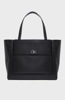 Женская черная сумка CK RE-LOCK Черный ONESIZE Calvin Klein LV04F3223G