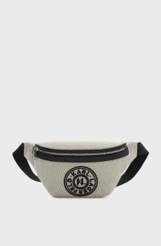 Мужская бежевая поясная сумка Бежевый ONESIZE Karl Lagerfeld B2M30197;106