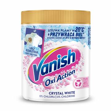 Средство для удаления пятен и отбеливатель для тканей Vanish Oxi Action Crystal White, 970 г Средство для удаления пятен и отбеливатель для тканей Vanish Oxi Action Crystal White, 970 г