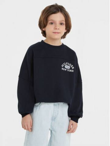 Tommy Hilfiger Світшот Varsity KG0KG07588 Cиній Regular Fit Tommy Hilfiger Світшот Varsity KG0KG07588 Cиній Regular Fit