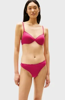 Женский малиновый бюстгальтер WIRELESS PUSH UP BRA Малиновый S Tommy Hilfiger UW0UW05740