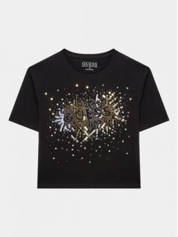Guess Футболка J3YI21 K6YW1 Чорний Boxy Fit Guess Футболка J3YI21 K6YW1 Чорний Boxy Fit