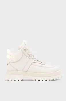 Женские бежевые кожаные ботинки Бежевый 38 Respect VK32-154552