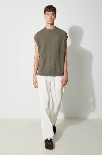Брюки MKI MIYUKI ZOKU Seersucker Trousers мужские цвет бежевый прямые SEERSUCKER.TROUSERS Брюки MKI MIYUKI ZOKU Seersucker Trousers мужские цвет бежевый прямые SEERSUCKER.TROUSERS