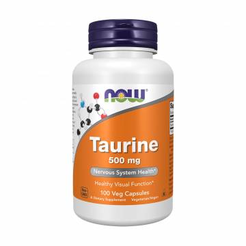 Таурин NOW foods Taurine 500 мг, 100 капсул Таурин NOW foods Taurine 500 мг, 100 капсул