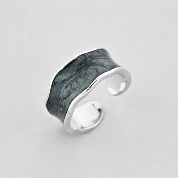 Серебряное кольцо Minimal 1612909-black-16 16 Серебряное кольцо Minimal 1612909-black-16 16