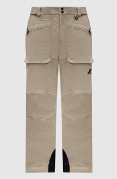 Вельветовые горнолыжные штаны Mercantour цвета хаки