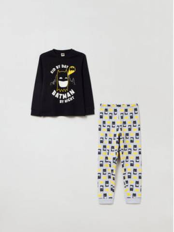 OVS Піжама BATMAN 1907075 Чорний Regular Fit OVS Піжама BATMAN 1907075 Чорний Regular Fit
