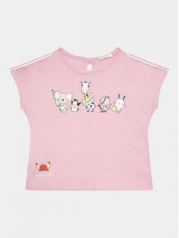 United Colors Of Benetton Футболка 3I1XA102W Рожевий Regular Fit United Colors Of Benetton Футболка 3I1XA102W Рожевий Regular Fit