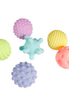 Набор игрушек для купания Lindo Мячики, от 3 лет (1664-1)