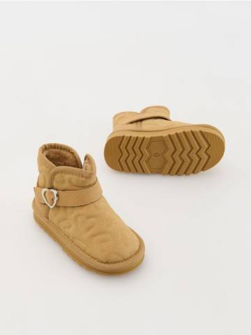 Reserved - GIRLS` ANKLE BOOTS - коричневий - 592BL-88X Reserved - GIRLS` ANKLE BOOTS - коричневий - 592BL-88X