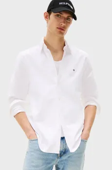 Мужская белая рубашка SOLID HERITAGE OXFORD RF Белый S Tommy Hilfiger MW0MW35774