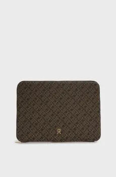 Женский чехол для ноутбука с узором ICON MONO PRINT Разноцветный ONESIZE Tommy Hilfiger AW0AW18929
