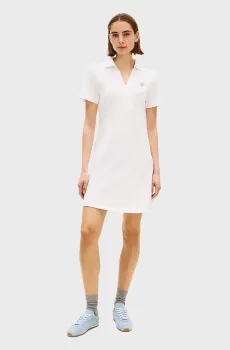 Женское белая платье SCRIPT Белый XS Tommy Hilfiger WW0WW48749