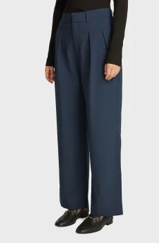 Женские темно-синие брюки TAILORED WIDE LEG PANT Синий 26 Calvin Klein Jeans J20J224849