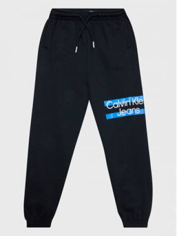 Calvin Klein Jeans Спортивні штани Maxi Block Logo IB0IB01591 Чорний Regular Fit Calvin Klein Jeans Спортивні штани Maxi Block Logo IB0IB01591 Чорний Regular Fit