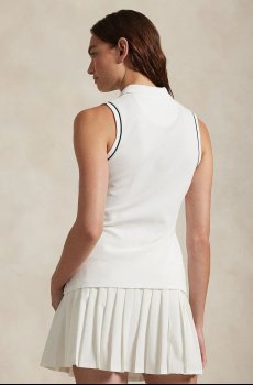 Хлопковый топ Polo Ralph Lauren Wimbledon Collection