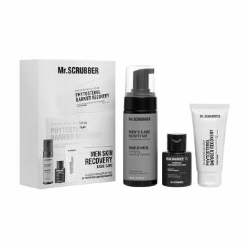 Подарочный набор по уходу за лицом Mr.Scrubber Men Skin Recovery Basic Care (пенка, 150 мл + тоник, 50 мл + крем, 50 г) Подарочный набор по уходу за лицом Mr.Scrubber Men Skin Recovery Basic Care (пенка, 150 мл + тоник, 50 мл + крем, 50 г)