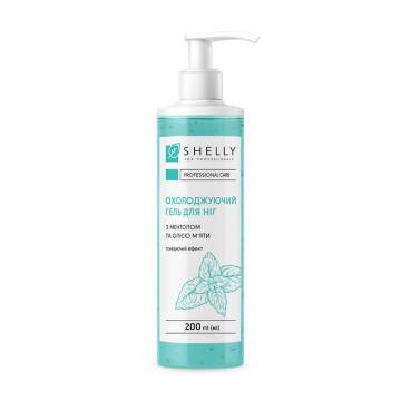 Охлаждающий гель для ног Shelly Professional Care с ментолом и маслом мяты, 200 мл Охлаждающий гель для ног Shelly Professional Care с ментолом и маслом мяты, 200 мл